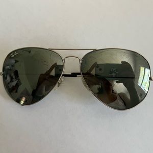 Ray ban mirrored aviator sunglasses RB 3025 62-14